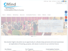 Tablet Screenshot of contemplativemind.org